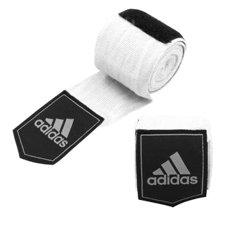 ADIDAS BANDAGE COTTON HAND WRAPS 2.5M|WHITE - Taskers Sports