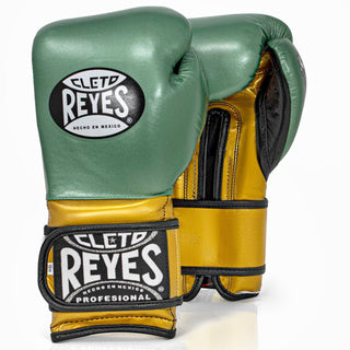 CLETO REYES BOXING GLOVES STRAP | GREEN/GOLD WBC - Taskers Sports