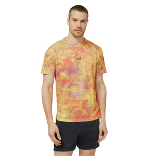 NEW BALANCE MENS ALL TERRAIN PRINTED TEE | ELECTRIC PURPLE - Taskers Sports