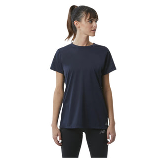 New Balance Womens Core Run SS Tee | Eclipse