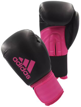 Adidas Hybrid 10 Womens Boxing Gloves | Black/Pink