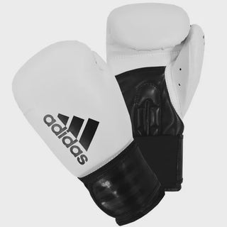 Adidas Hybrid 100 Boxing Glove | White/Black