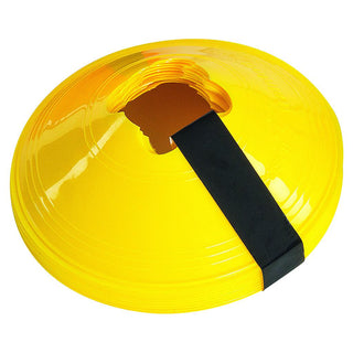 PRECISION SLEEVED SET OF 10 SAUCER CONES | YELLOW - Taskers Sports