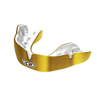OPRO INSTANT CUSTOM SELF FIT MOUTHGUARD ADULT | GOLD/WHITE - Taskers Sports