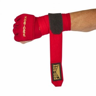 PRO BOX GEL WRAPS | RED/GOLD - Taskers Sports