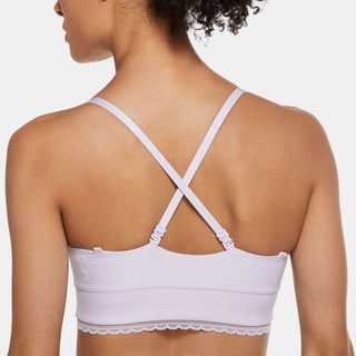 NIKE WOMENS INDY LUXE BRA | VIOLET FROST/BARELY GRAPE - Taskers Sports