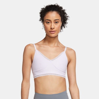 NIKE WOMENS INDY LUXE BRA  VIOLET FROST/BARELY GRAPE – Taskers Sports