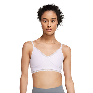 NIKE WOMENS INDY LUXE BRA  VIOLET FROST/BARELY GRAPE – Taskers Sports