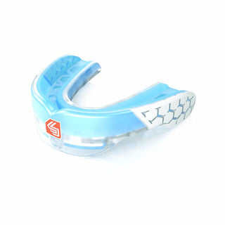 SHOCK DOCTOR GEL MAX POWER MOUTHGUARD ADULT  | TRANS BLUE - Taskers Sports