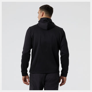 New Balance Mens Tenacity Performance Fleece Full Zip Hoodie | Black