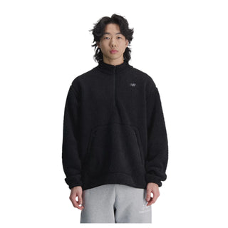 New Balance Mens R.W.Tech Sherpa Pullover | Black