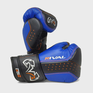 RIVAL RB10 INTELLI-SHOCK BAG GLOVES | BLACK/BLUE - Taskers Sports