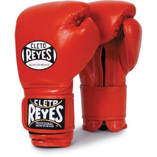 CLETO REYES LEATHER STRAP GLOVES |  RED - Taskers Sports