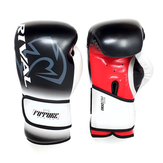 RIVAL FUTURE SPARRING GLOVES | BLACK/WHITE/RED - Taskers Sports