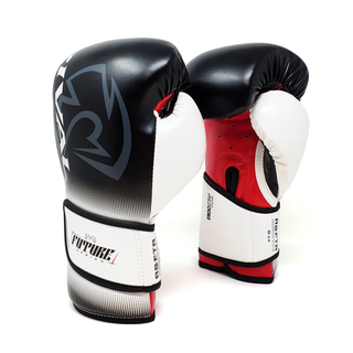 RIVAL FUTURE SPARRING GLOVES | BLACK/WHITE/RED - Taskers Sports